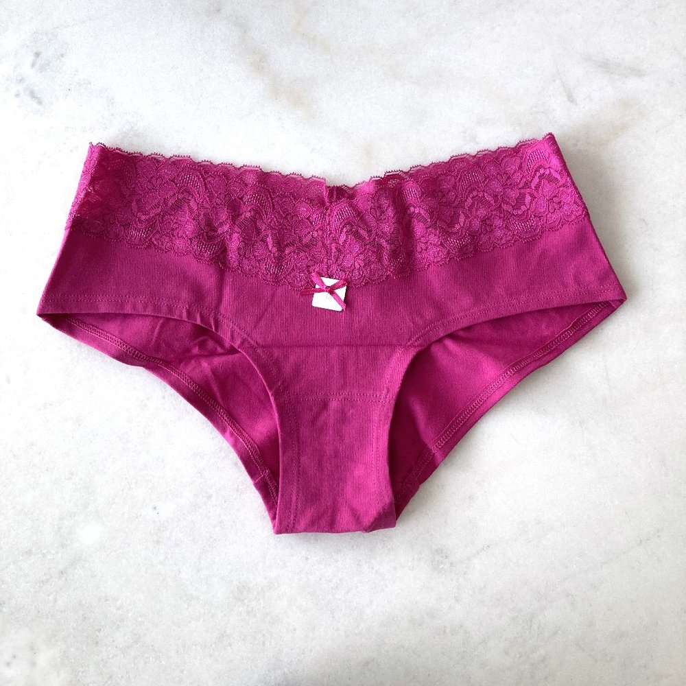 3/$39 - NWT! New La Senza lace top pink panty / underwear with tiny bow